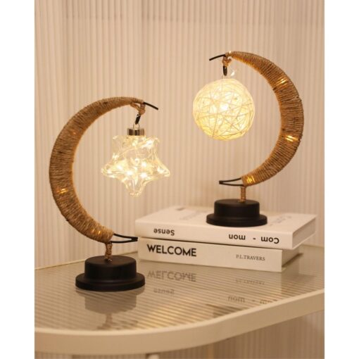 Art Deco Kugel Hörnchen Nachttischlampe (Muster 1) EID – Bild 5