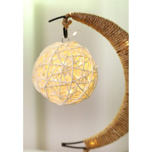 Art Deco Kugel Hörnchen Nachttischlampe (Muster 1) EID – Bild 8