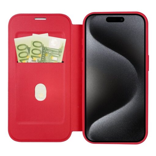 Smart Mag Holster für IPHONE 15 PRO MAX kompatibel mit MagSafe rot – Bild 4