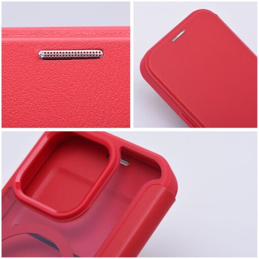 Smart Mag Holster für IPHONE 15 PRO MAX kompatibel mit MagSafe rot – Bild 8