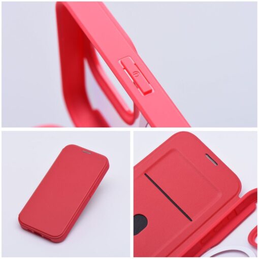 Smart Mag Holster für IPHONE 15 PRO MAX kompatibel mit MagSafe rot – Bild 9