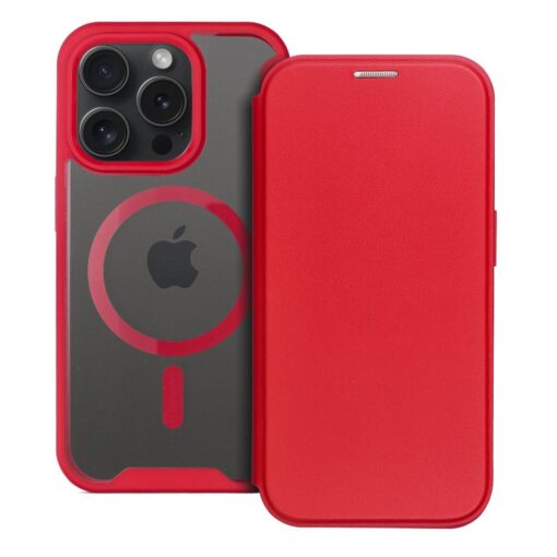 Smart Mag Holster für IPHONE 15 PRO kompatibel mit MagSafe rot – Bild 3