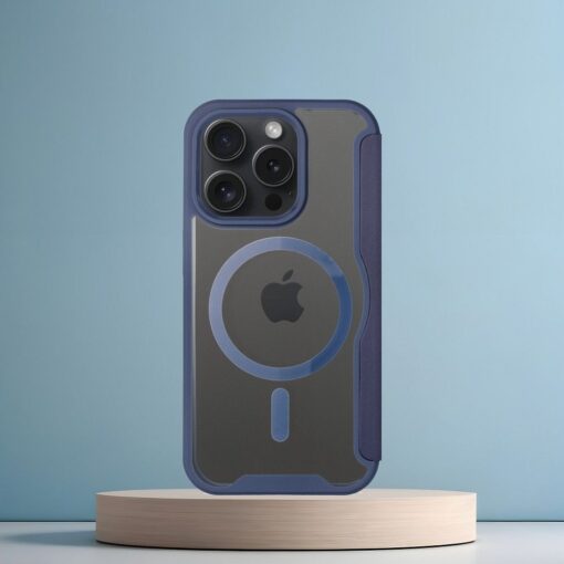 Smart Mag Holster für IPHONE 15 kompatibel mit MagSafe blau – Bild 5