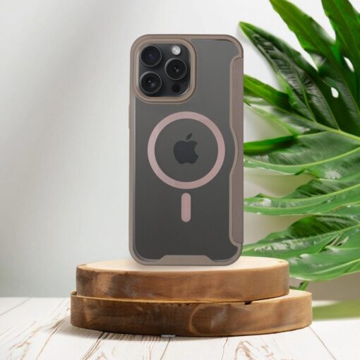 Smart Mag Holster für IPHONE 16 PRO MAX kompatibel mit MagSafe titanium – Bild 5