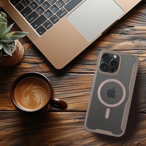 Smart Mag Holster für IPHONE 16 PRO MAX kompatibel mit MagSafe titanium – Bild 6