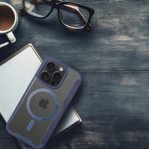 Smart Mag Holster für IPHONE 16 kompatibel mit MagSafe blau – Bild 6