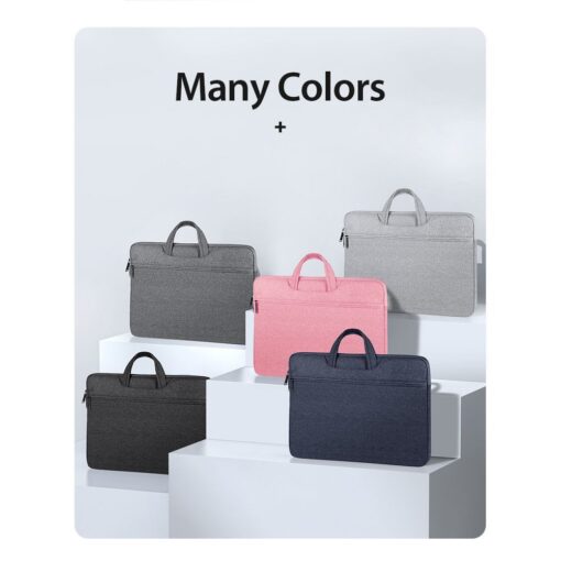 DUX DUCIS LBTC Laptop-Tasche 14-15.4" Horizontal Handtasche hellgrau – Bild 9