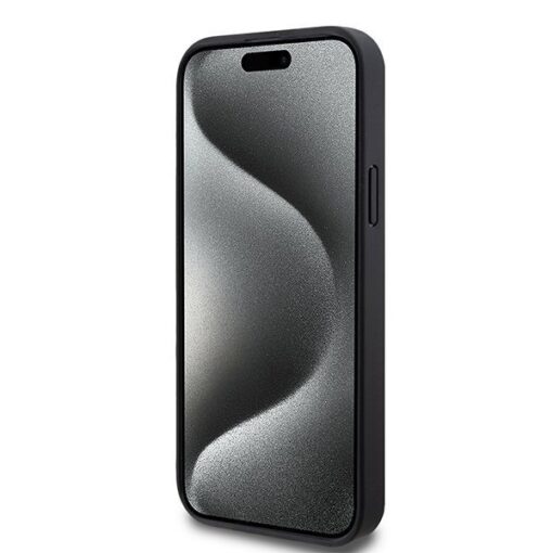 DKNY Handyhülle für IPHONE 15 kompatibel mit MagSafe DKHMP15SPSHRPSK (DKNY HC MagSafe Pu Repeat Pattern W/Stack Logo) schwarz – Bild 7