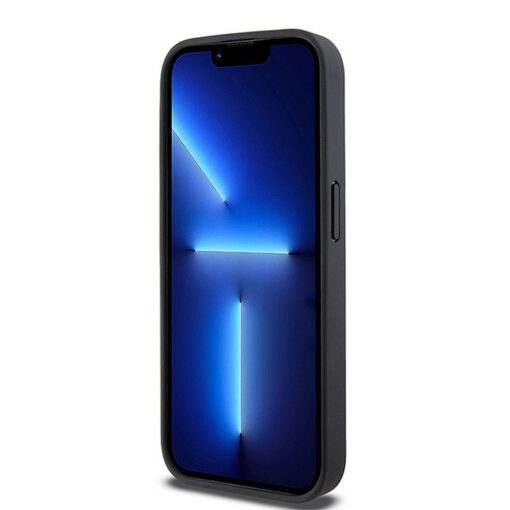 DKNY Handyhülle für IPHONE 15 Pro kompatibel mit MagSafe DKHMP15LPSHRPSK (DKNY HC MagSafe Pu Repeat Pattern W/Stack Logo) schwarz – Bild 6