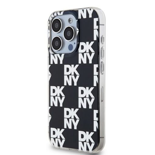 DKNY Handyhülle für IPHONE 15 Pro DKHCP15LHDLCEK (DKNY HC PC TPU Checkered Pattern) schwarz – Bild 3