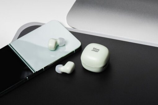BLUE STAR kabelloser / bluetoothfähiger Stereo-Kopfhörer TWS Mini A19 grün – Bild 12