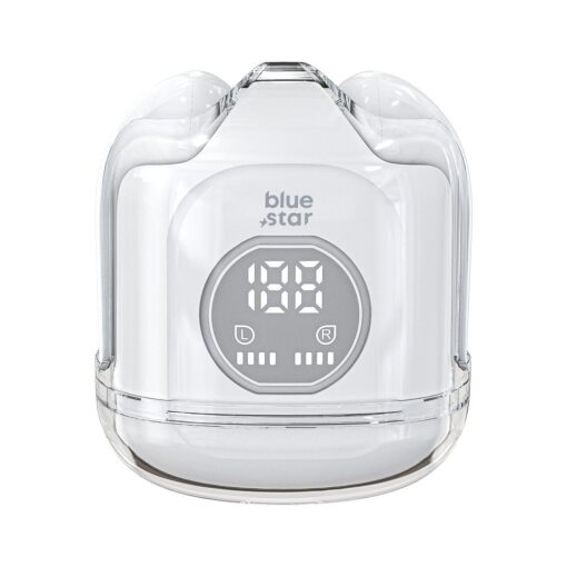 BLUE STAR kabelloser / bluetoothfähiger Stereo-Kopfhörer TWS Transparency Fi22 weiß – Bild 3
