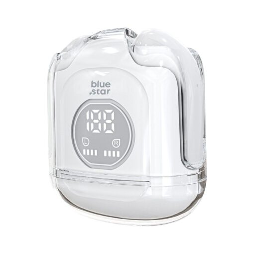 BLUE STAR kabelloser / bluetoothfähiger Stereo-Kopfhörer TWS Transparency Fi22 weiß – Bild 7