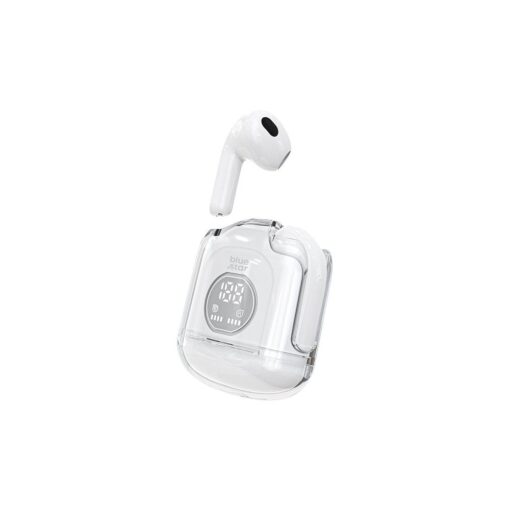 BLUE STAR kabelloser / bluetoothfähiger Stereo-Kopfhörer TWS Transparency Fi22 weiß – Bild 9