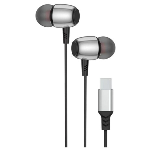 Wire earbuds USB C (DAC) Blue Star M09C 1,2 m black – Bild 3