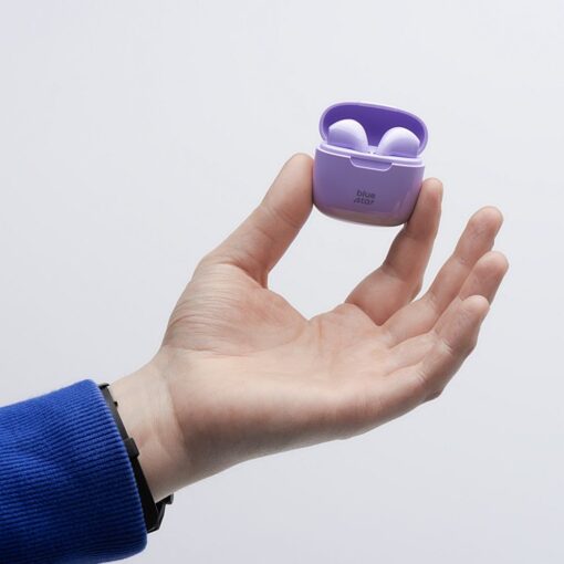 Wireless earbuds Blue Star FI7 TWS purple – Bild 6