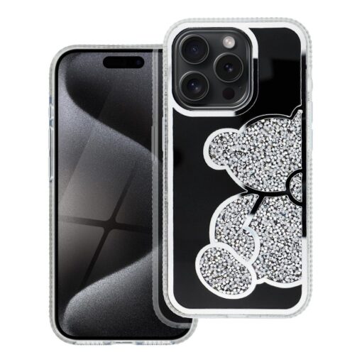 TEDDY BEAR Handyhülle für IPHONE 13 PRO silber