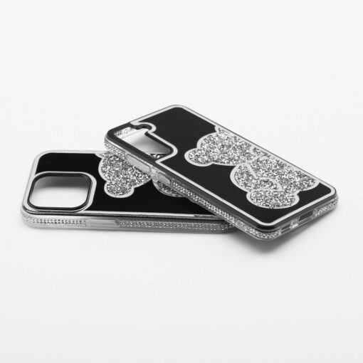 TEDDY BEAR Handyhülle für IPHONE 13 PRO silber – Bild 4