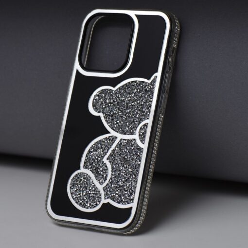 TEDDY BEAR Handyhülle für IPHONE 13 PRO silber – Bild 8