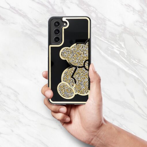 TEDDY BEAR Handyhülle für SAMSUNG S21 FE gold – Bild 8