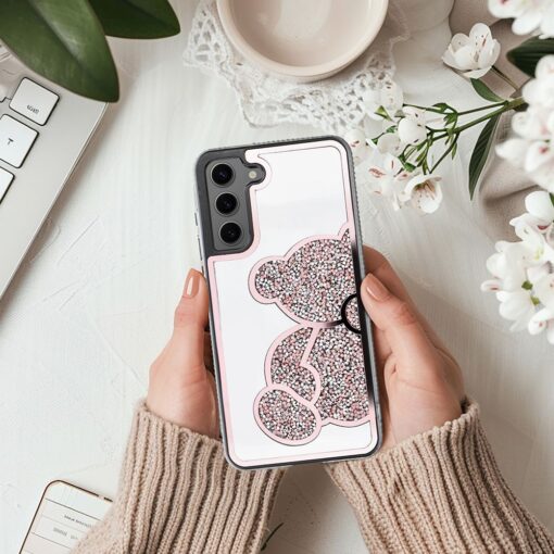 TEDDY BEAR Case for SAMSUNG S25 Plus pink – Bild 7