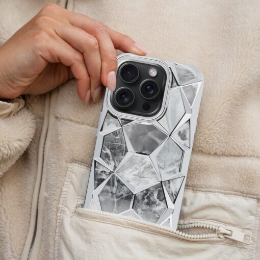Handyhülle TWINKI für IPHONE 15 PRO MAX silber – Bild 7