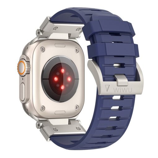 WiWU - Wi-WB012 Urban Watch Band 42/44/45/49mm smartwatch Armband - navy blau – Bild 6