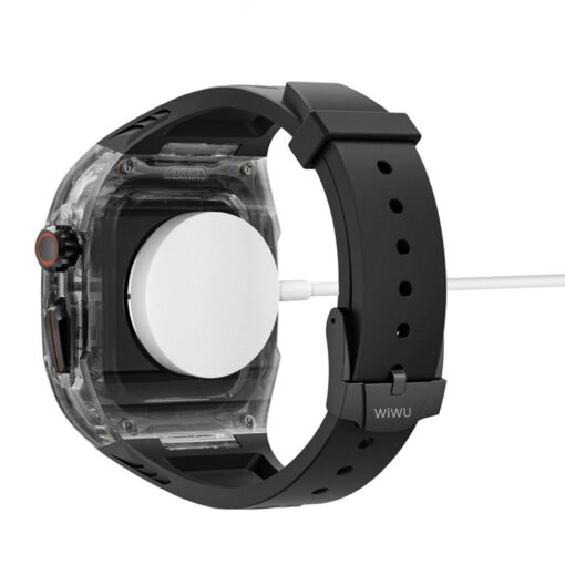 WiWU - Wi-WB013 Rambo Watch Band 42/44/45mm smartwatch Armband - schwarz – Bild 6