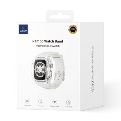 WiWU - Wi-WB013 Rambo Watch Band 42/44/45mm smartwatch Armband - weiß – Bild 9