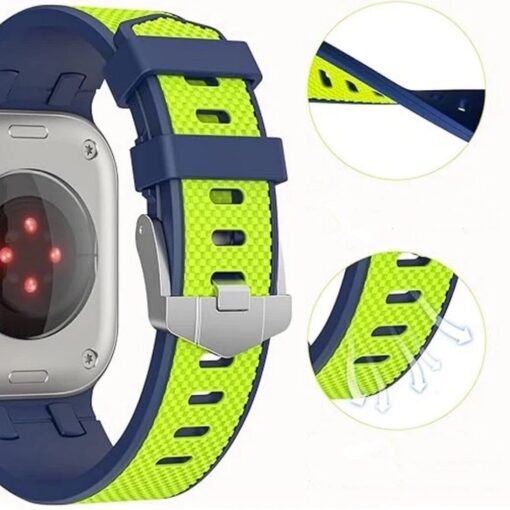 WiWU - Wi-WB015 Kylin Watch Band 42/44/45/49mm - fluorescent green – Bild 4