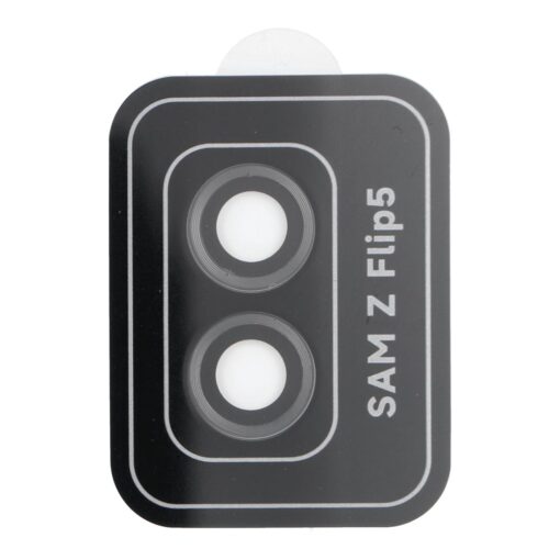 Kameraabdeckung PROTECTOR 9H + Applikator für SAMSUNG FLIP 5 schwarz