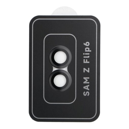 Kameraabdeckung PROTECTOR 9H + Applikator für SAMSUNG FLIP 6 schwarz
