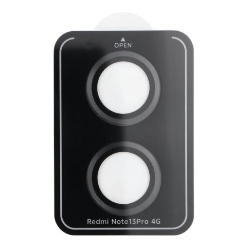 Kameraabdeckung PROTECTOR 9H + Applikator für XIAOMI NOTE 13 PRO 4G schwarz