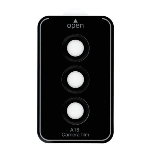 Kameraabdeckung PROTECTOR 9H + Applikator für SAMSUNG A16 schwarz