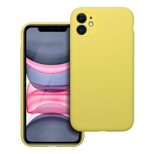 SILICONE 2mm Handyhülle für IPHONE 11 gelb