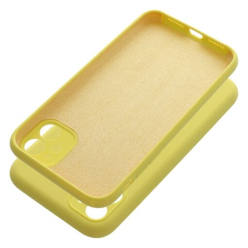 SILICONE 2mm Handyhülle für IPHONE 11 gelb – Bild 4