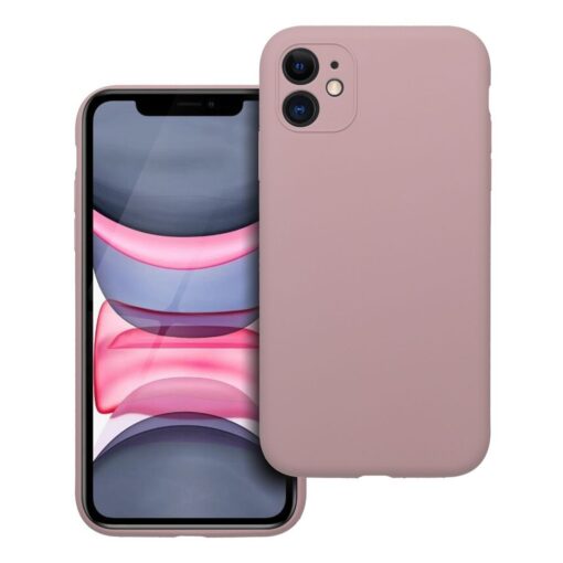 SILICONE 2mm Handyhülle für IPHONE 11 puderrosa