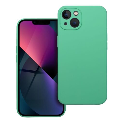 SILICONE 2mm Handyhülle für IPHONE 13 mint