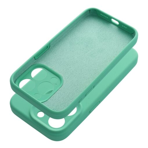 SILICONE 2mm Handyhülle für IPHONE 14 mint – Bild 3