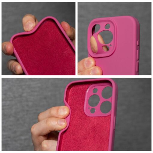 Case SILICONE 2mm for IPHONE 16 pink – Bild 6