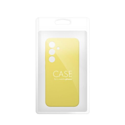 SILICONE 2mm Handyhülle für SAMSUNG A35 5G gelb – Bild 3