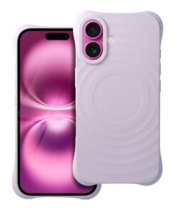 Silikon Zephyr Mag Abdeckung kompatibel mit MagSafe für IPHONE 16 lila