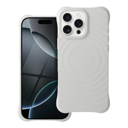 Silikon Zephyr Mag Abdeckung kompatibel mit MagSafe für IPHONE 16 PRO MAX weiß