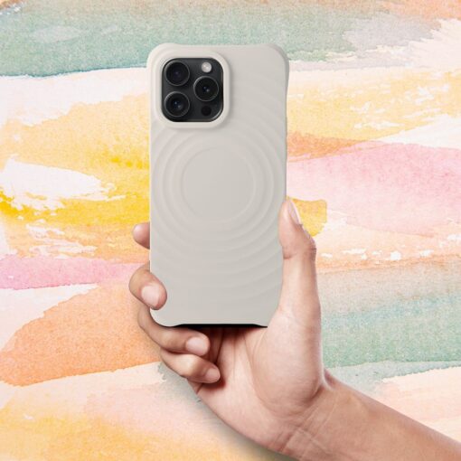 Silikon Zephyr Mag Abdeckung kompatibel mit MagSafe für IPHONE 16 PRO MAX weiß – Bild 5