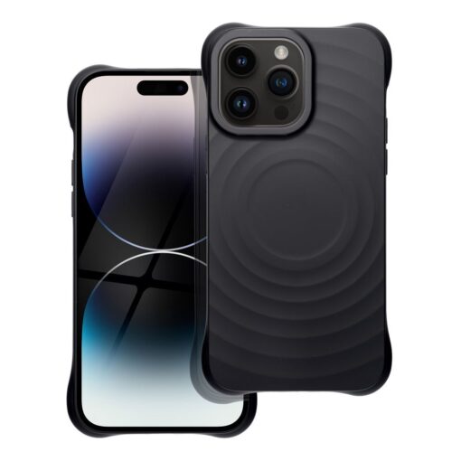 Silikon Zephyr Mag Cover kompatibel mit MagSafe für IPHONE 14 PRO MAX schwarz