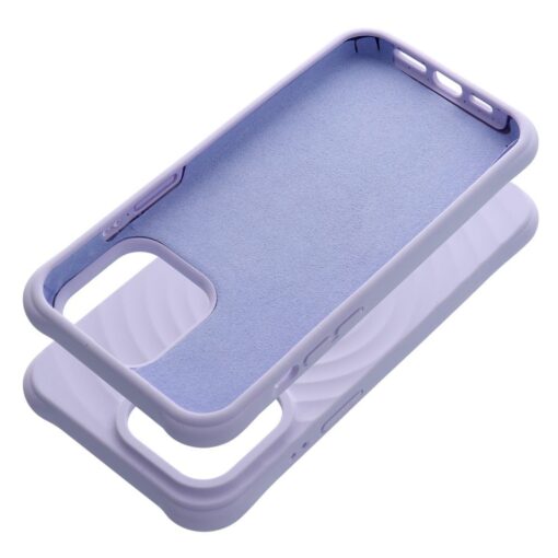 Silikon Zephyr Mag Cover kompatibel mit MagSafe für IPHONE 14 PRO MAX lila – Bild 3
