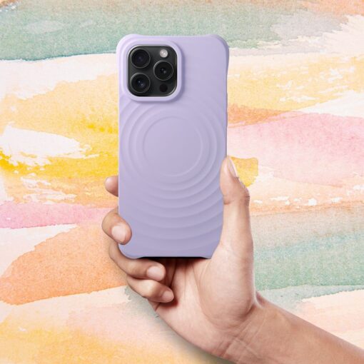 Silikon Zephyr Mag Cover kompatibel mit MagSafe für IPHONE 14 PRO MAX lila – Bild 5