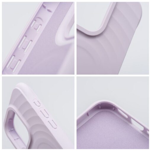 Silikon Zephyr Mag Cover kompatibel mit MagSafe für IPHONE 14 PRO MAX lila – Bild 7
