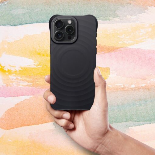 Silikon Zephyr Mag Cover kompatibel mit MagSafe für IPHONE 13 PRO MAX schwarz – Bild 5