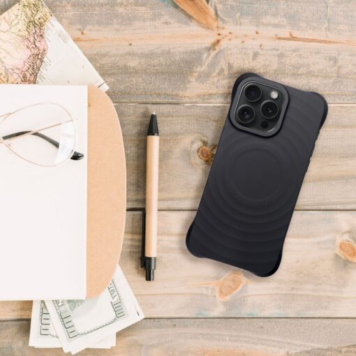Silikon Zephyr Mag Cover kompatibel mit MagSafe für IPHONE 13 PRO MAX schwarz – Bild 6